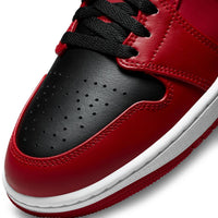 Air Jordan Men's 1 Mid Shoes in red black - men's sneaker - view 8