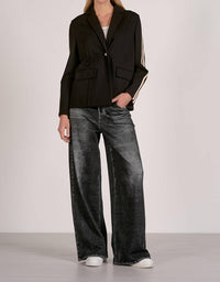ELAN Track Blazer Jacket in black - women's jacket