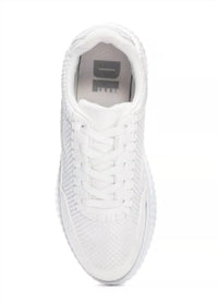 DIRTY LAUNDRY Women's Spirited Mesh Sneaker in white - women's sneaker - detail view