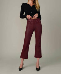 Joe'S Jeans - Callie Coated Cropped Bootcut Jeans