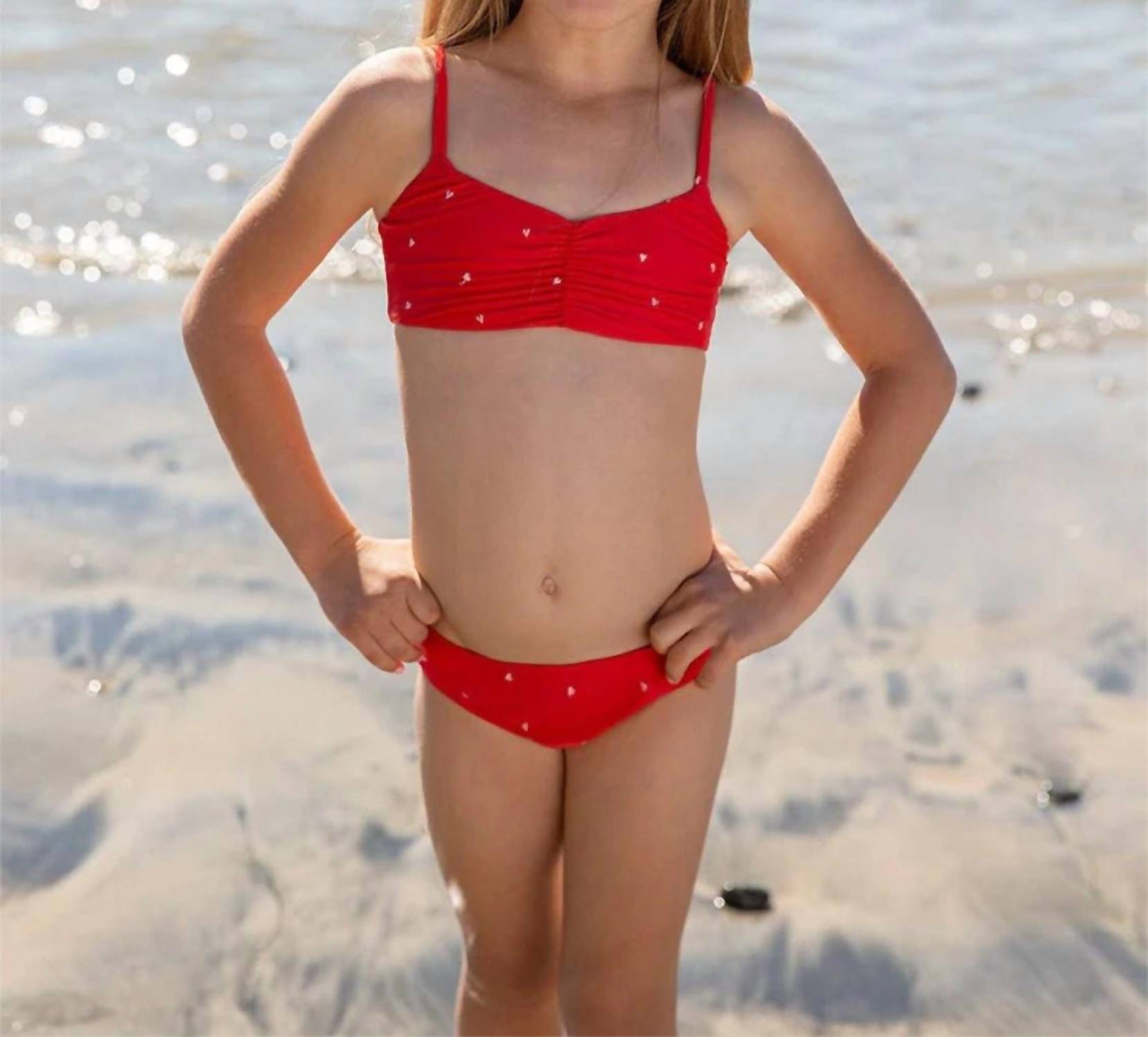 Pq Swim - Kids Heart Anna Bikini Set