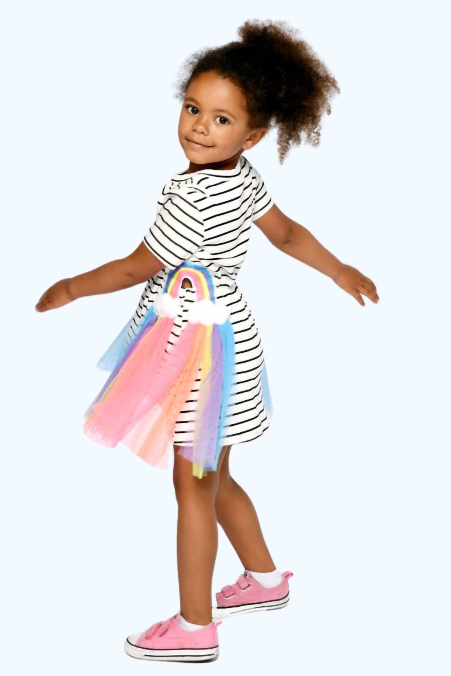 Baby Sara - Kid's Rainbow Cloud Mesh Dress