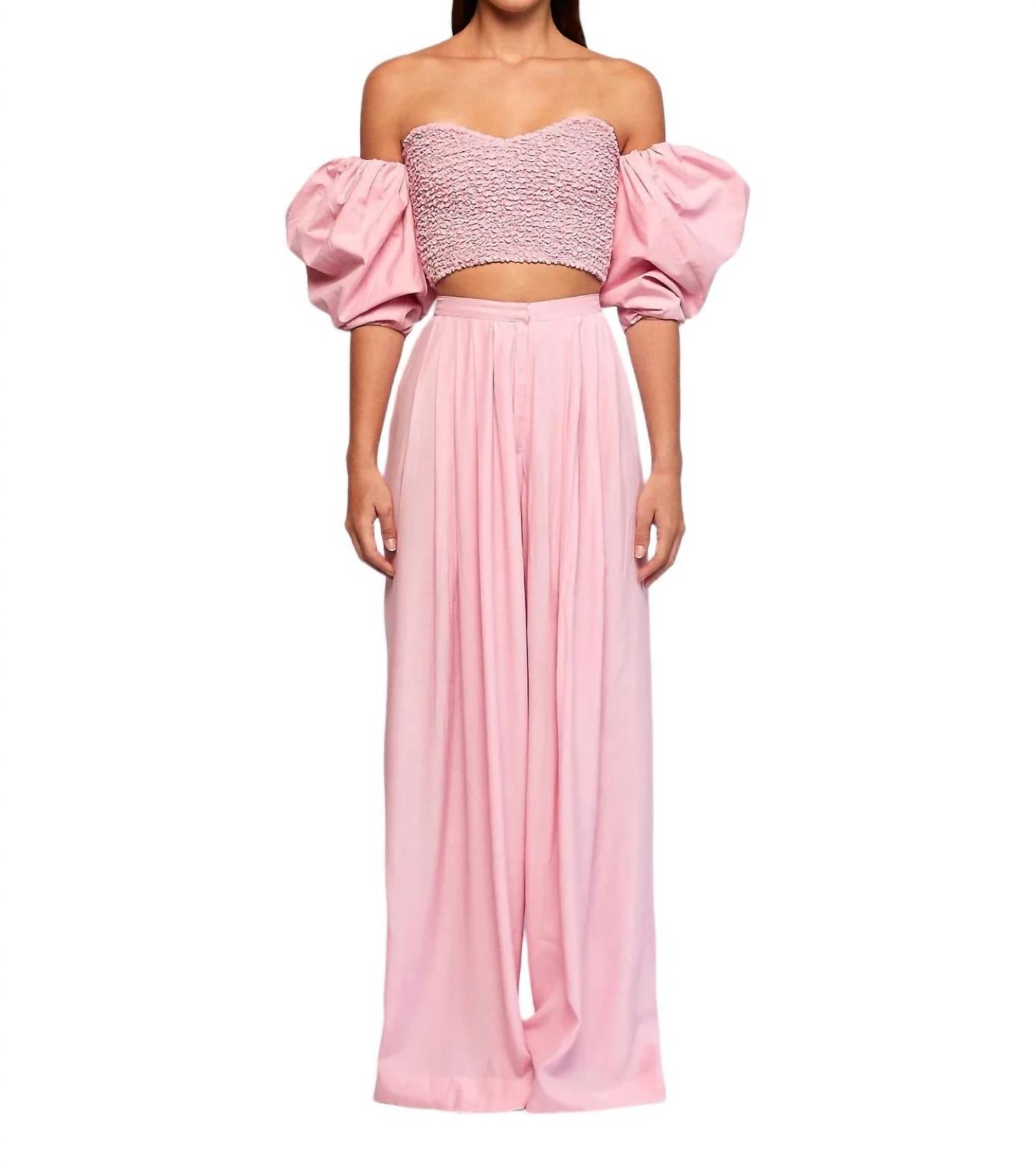 S/W/F - Puff Crop Top