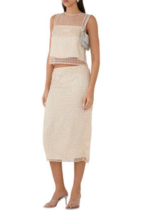 Staud - Seraphina Sleeveless Cropped Tank Top
