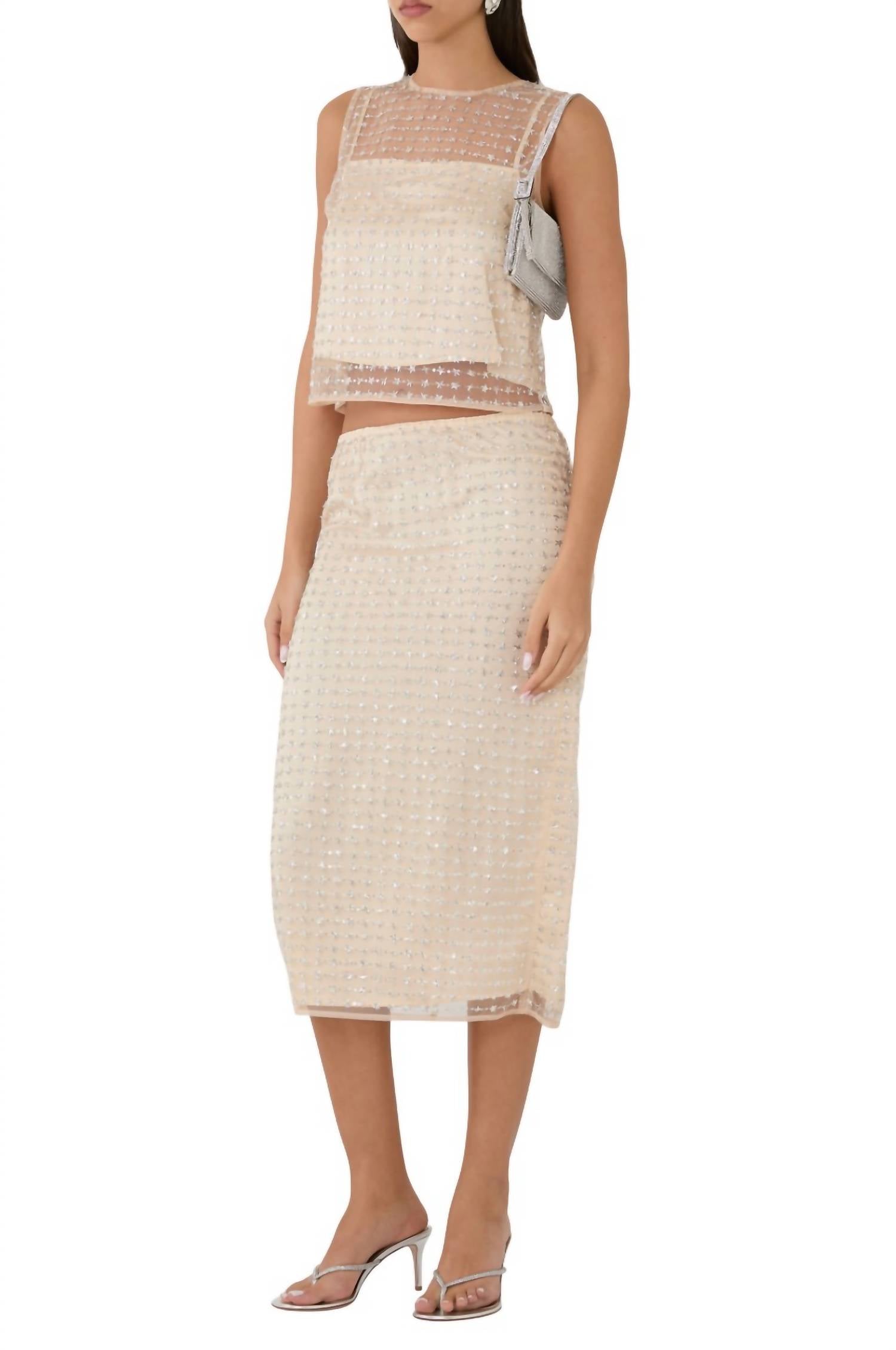 Staud - Seraphina Sleeveless Cropped Tank Top