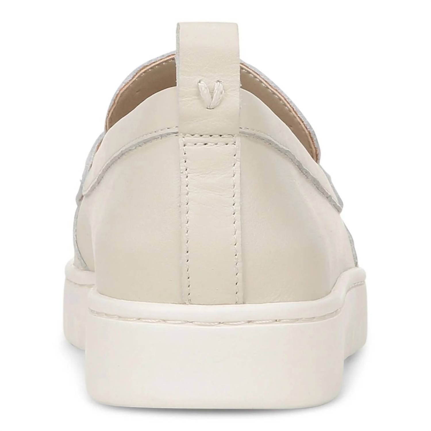 VIONIC Women's Uptown Loafer in cream leather - women's flats - view 5