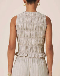 Splendid - Bianca Sleeveless Smocked Tank