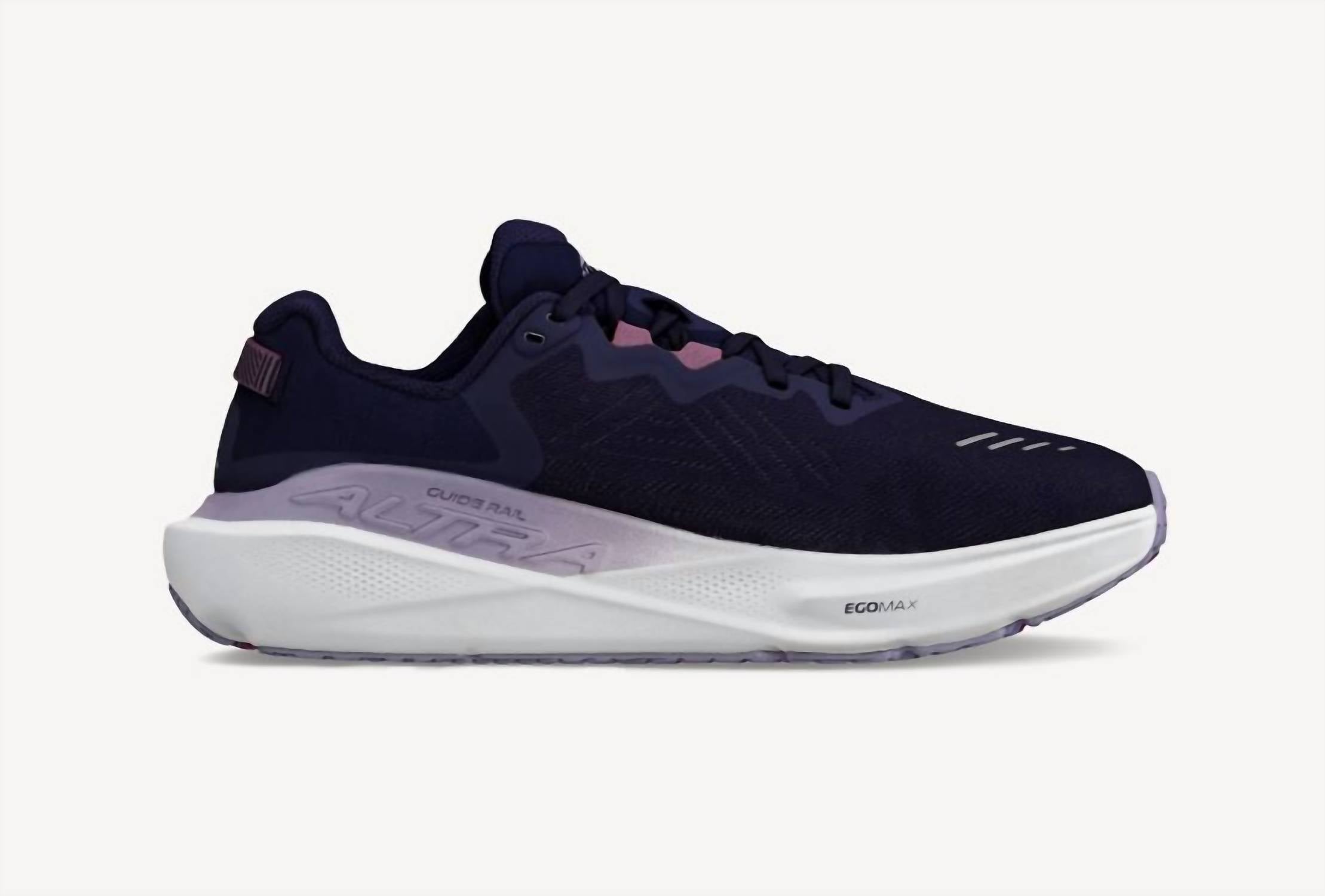 ALTRA Women's Paradigm 8 Shoes in navy - women's shoe - detail view