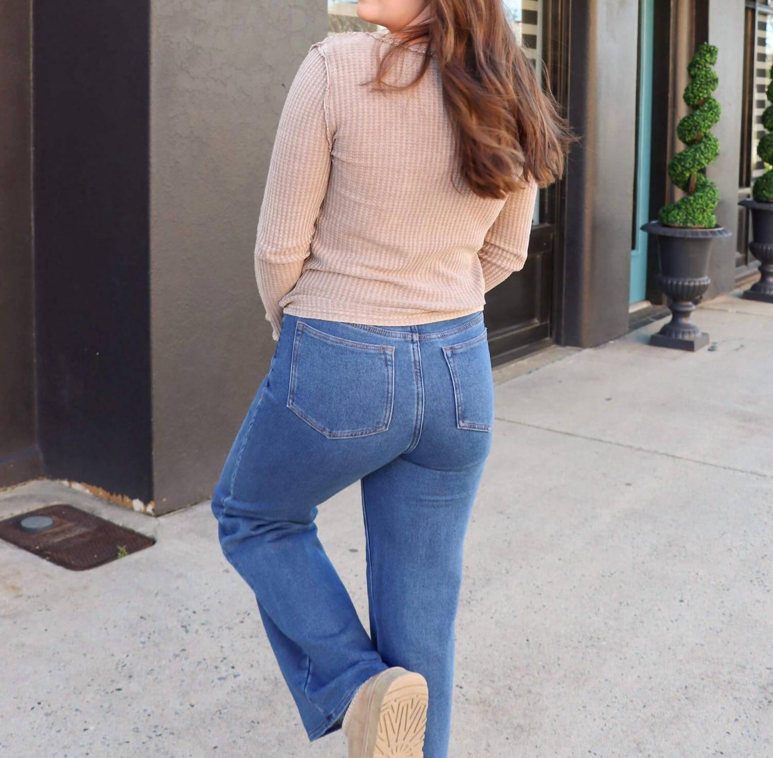 Z Supply Arlet Thermal Top in milkshake - women's long sleeve top - view 6