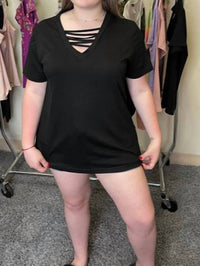 Shirley Stone - Strappy Criss Cross Top