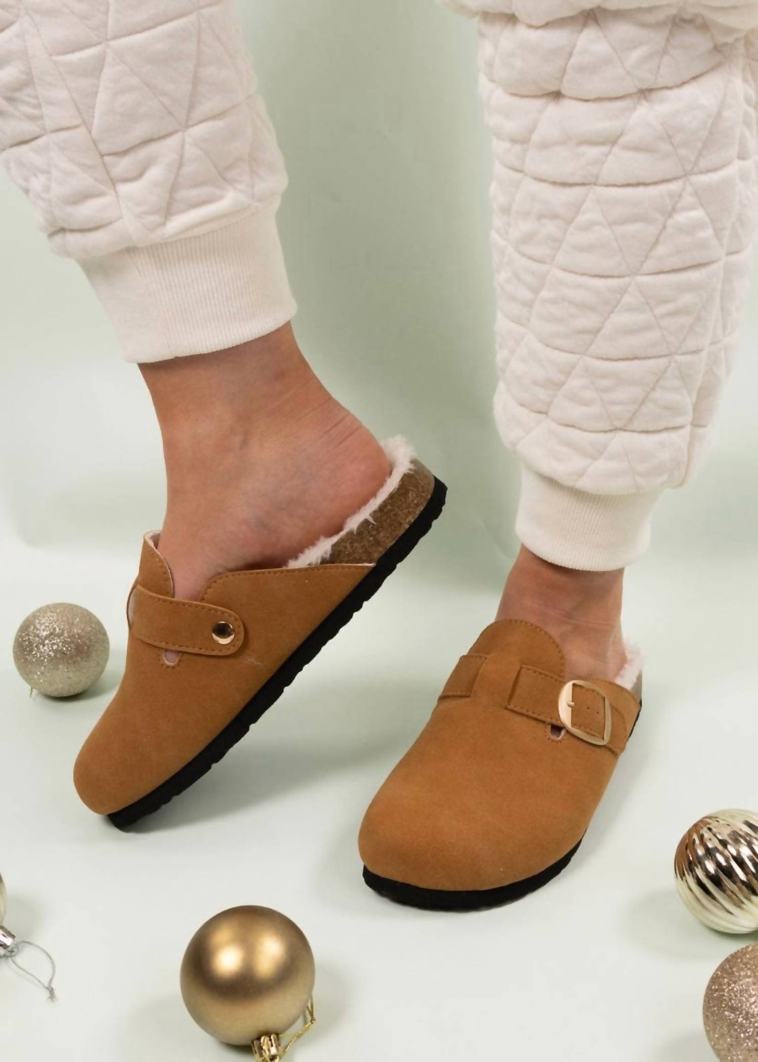 Simply Southern - Women's Suede Slip-on Birk Style Shoe