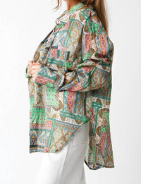 Olivaceous - Ella Button Down Shirt