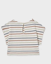 Mayoral - Girl's Crochet Striped Top