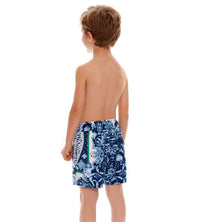 Agua Bendita - Boys' Cardumen Nick Swim Trunk
