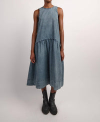 Ganni - Cotton Poplin Open Back Midi Dress