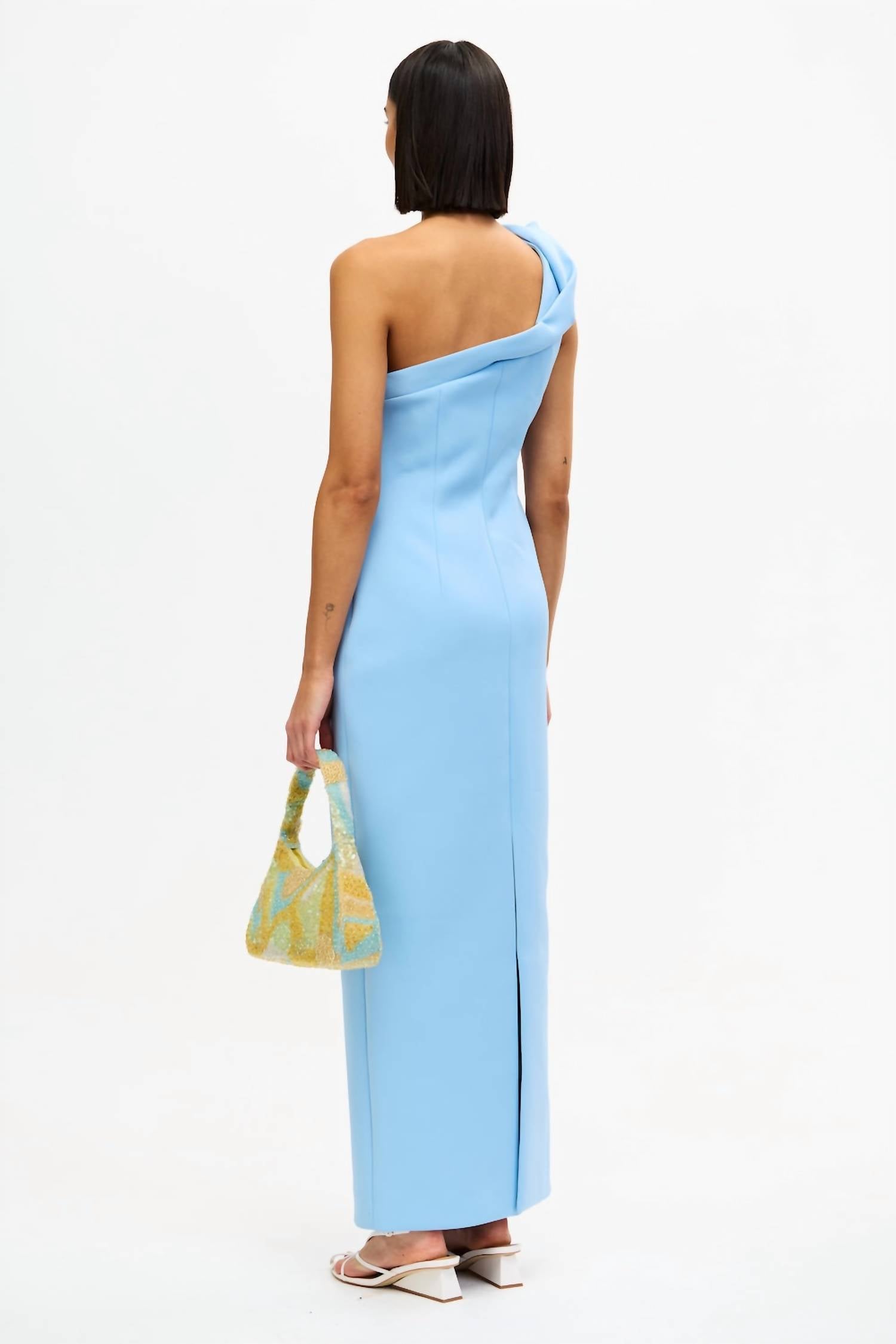 ACLER BRACORA MAXI DRESS in bluebell - women's dress - alternate view
