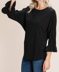 Emerald Collection - Leopard Velvet Accent Top