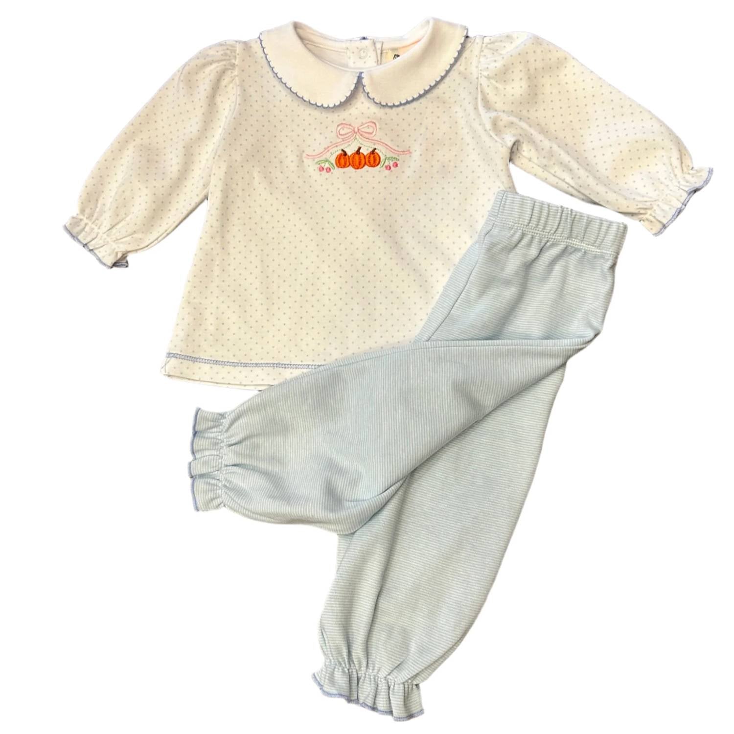 Luigi Kids - Kid's Pumpkins With Bows Bloomer Set