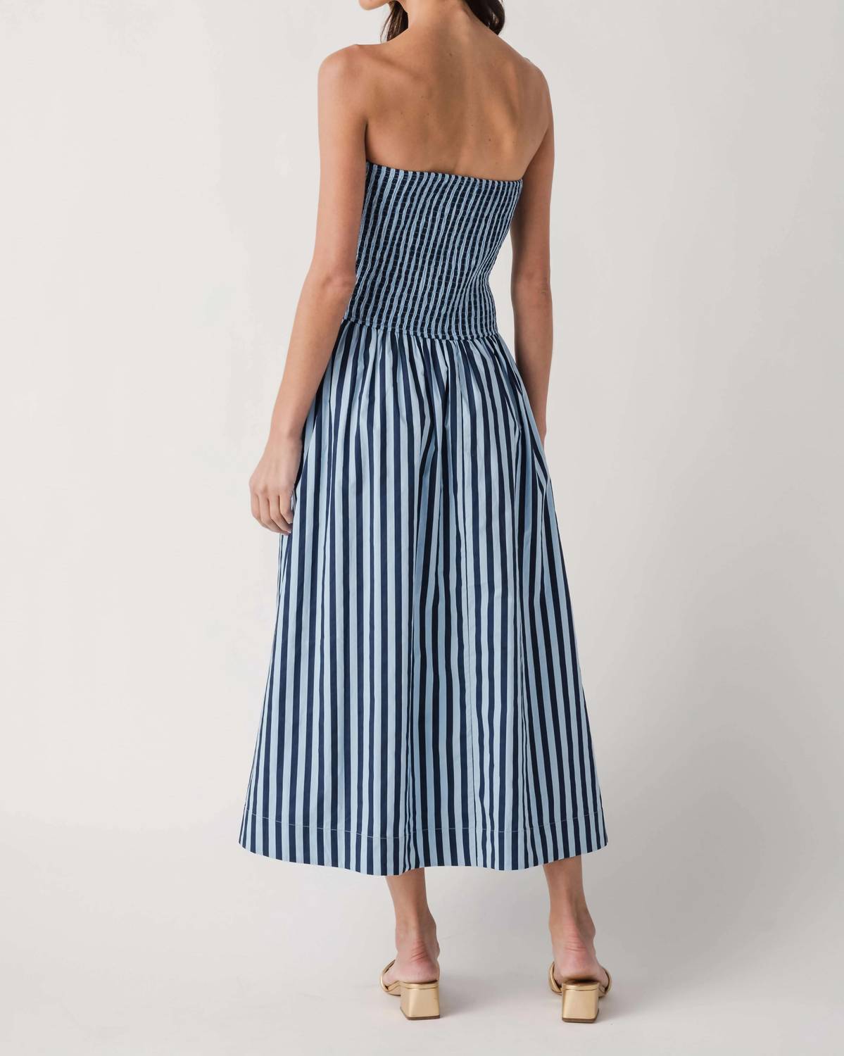Pinch - Striped Strapless Dress