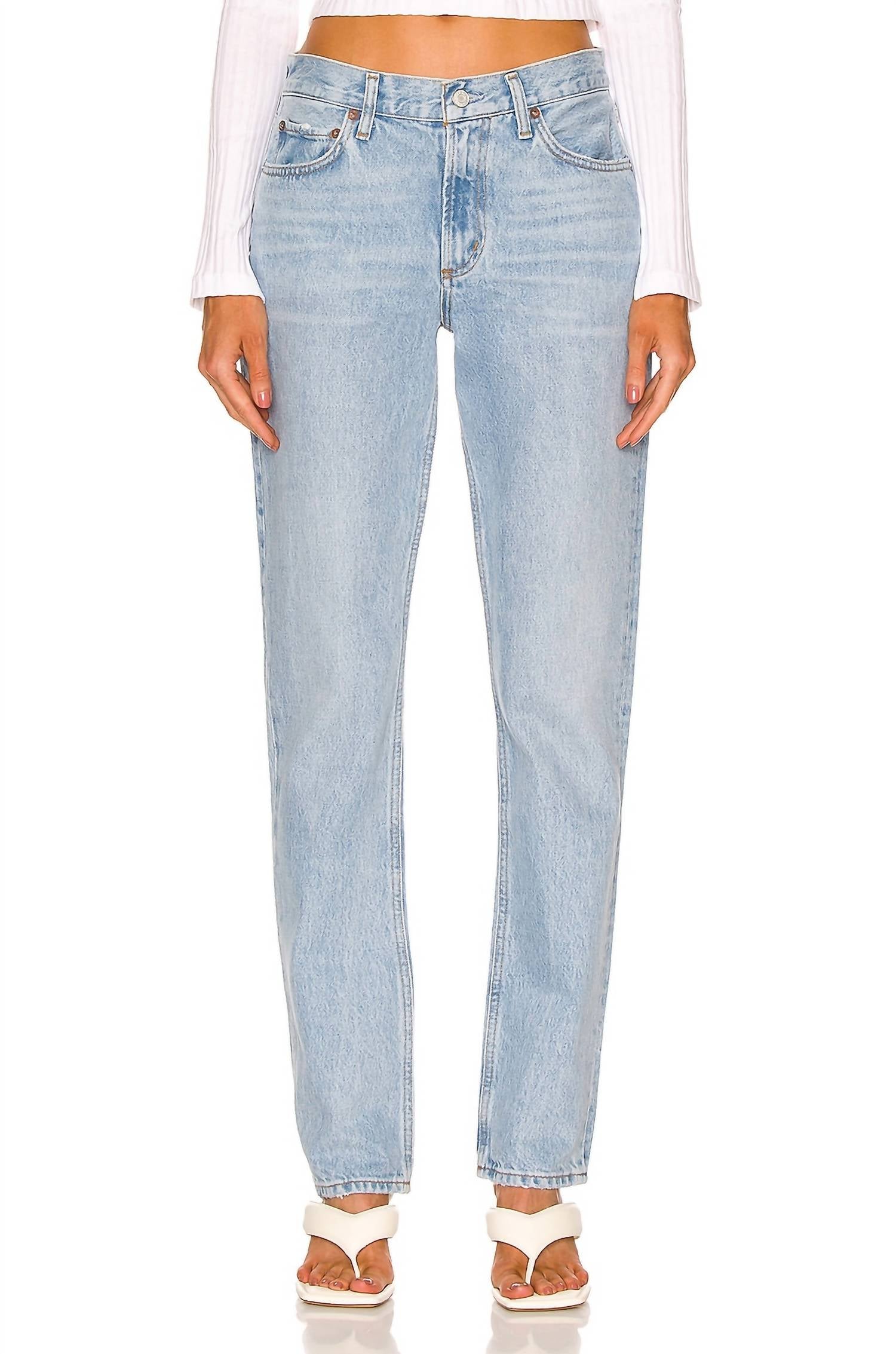 Agolde - Lyle Low Rise Slim Jean