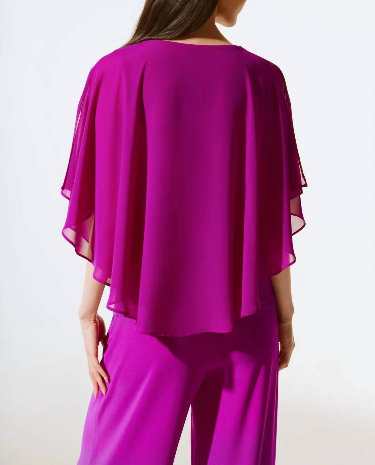 Joseph Ribkoff - Chiffon Poncho Top