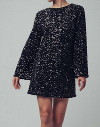 En Creme - Evangeline Sequin Mini Dress