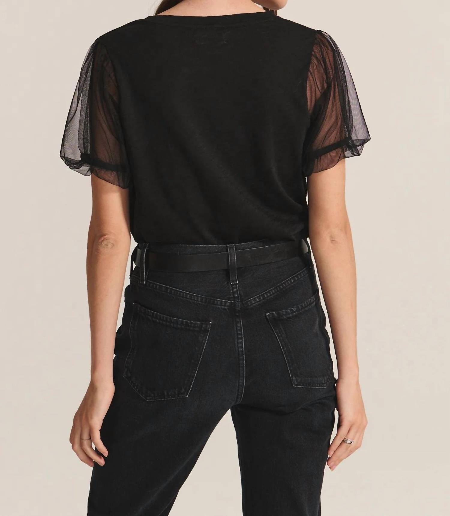 Velvet By Graham & Spencer - Justine Puff Sleeve Tee