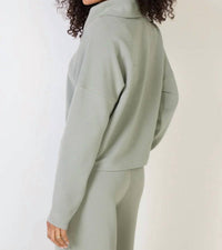 Spanx - Air Essentials French Rib Half Zip Top
