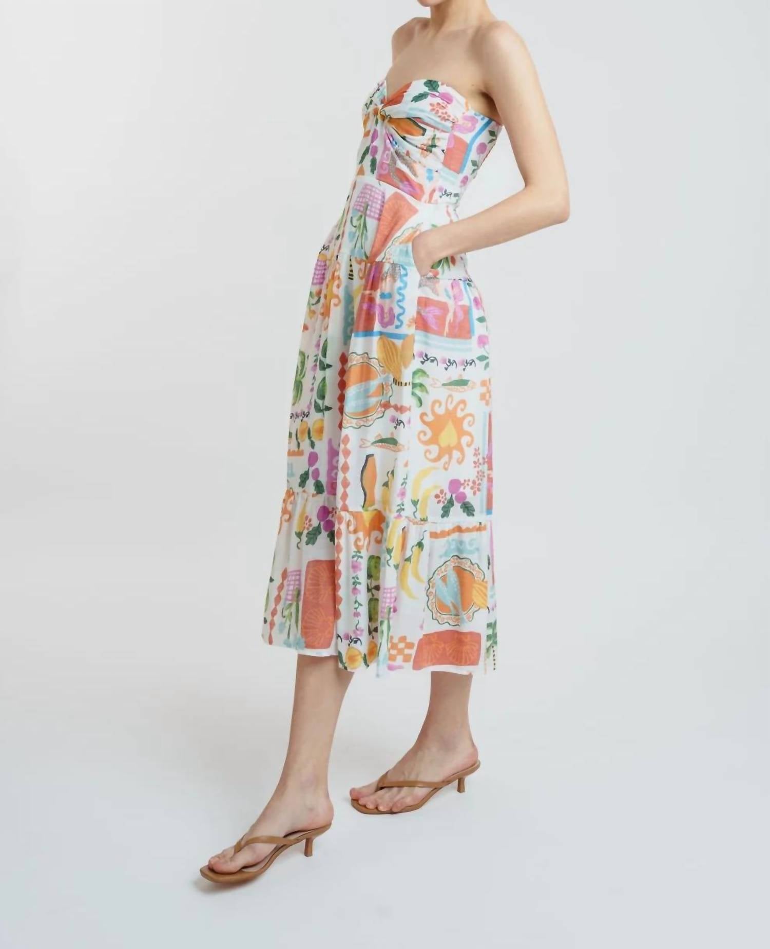 Hunter & Brown - Amaya Papaya Dress