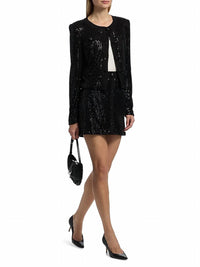 Ramy Brook - Ashley Beaded Sequin Mini Skirt