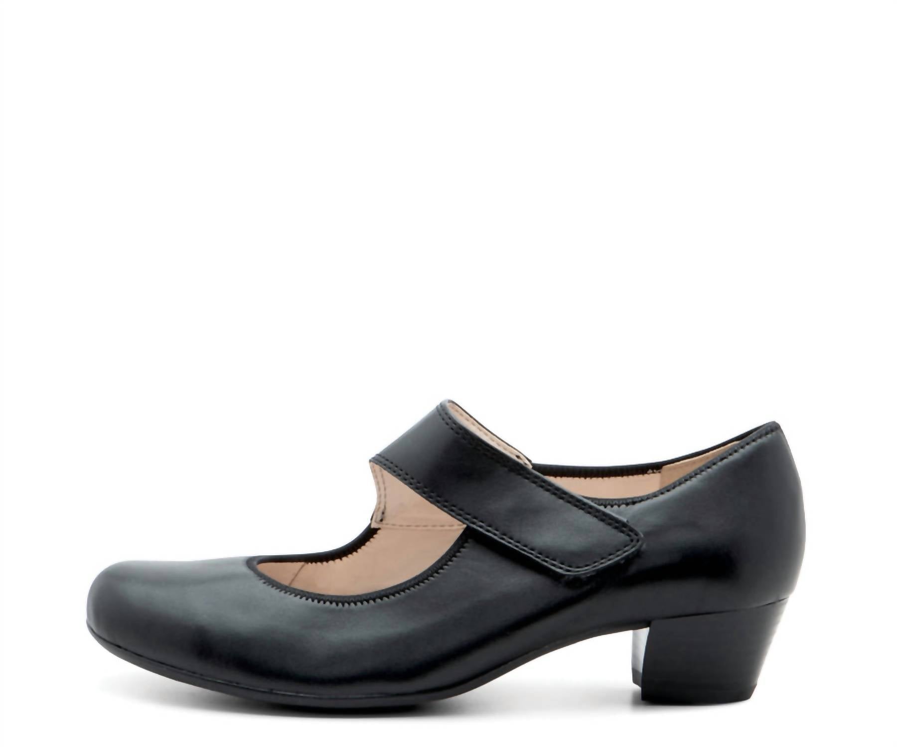Ara Women's Calico Ii Mary Jane Pump in black napa leather - women's heels