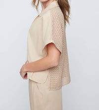 Renuar - Eyelet Back Blouse