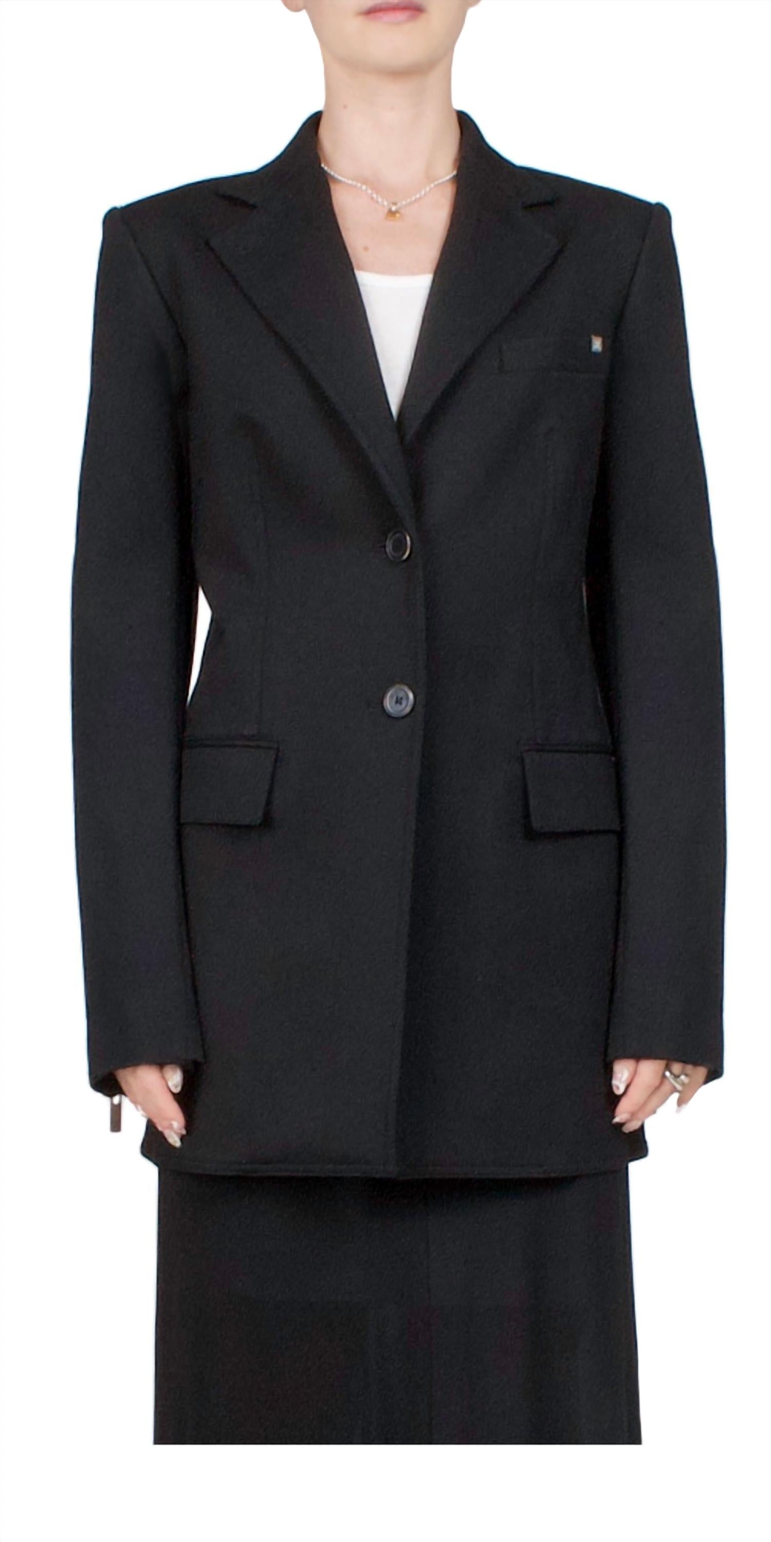 Helmut Lang - Waisted Ponte Blazer