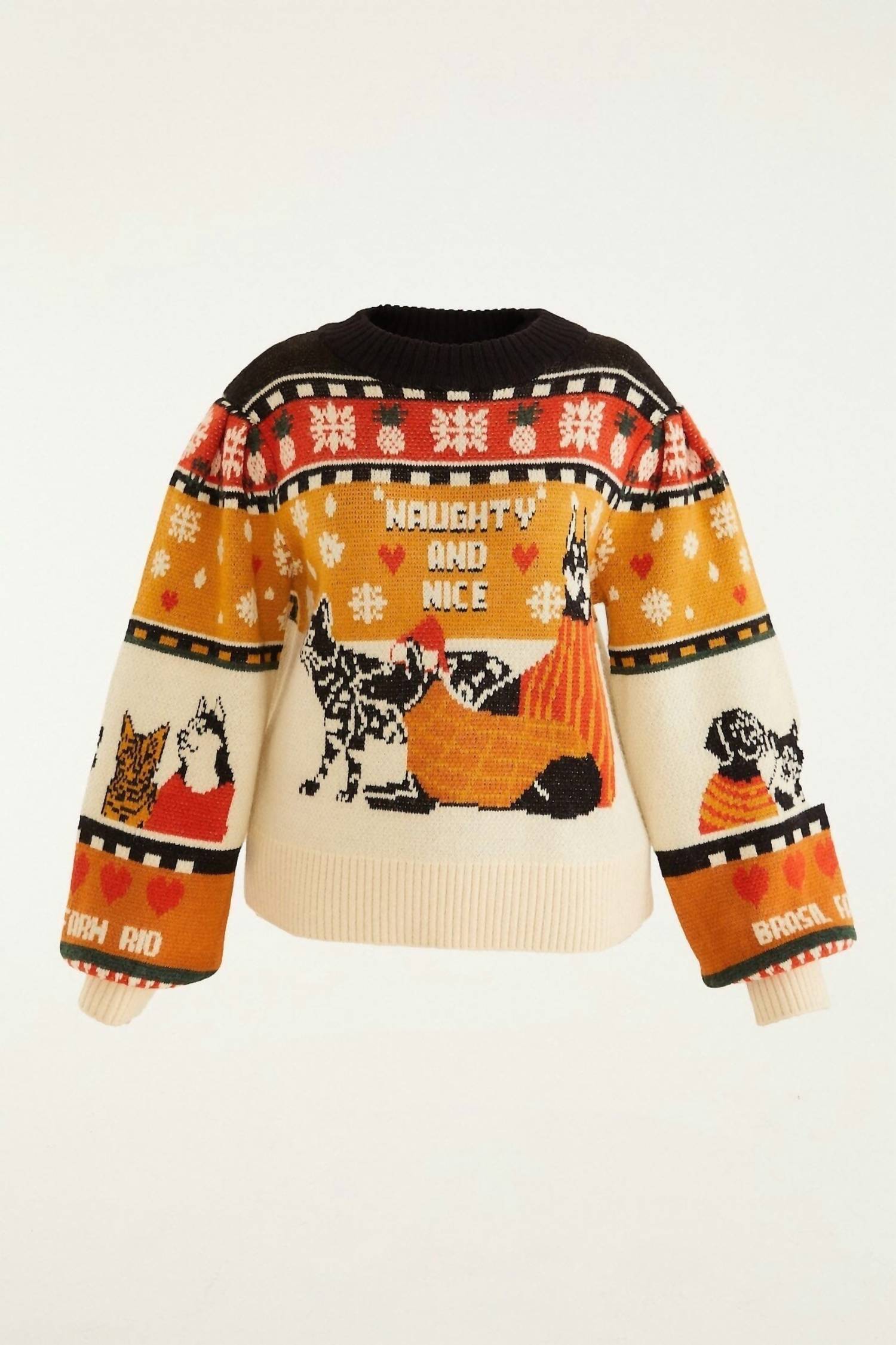 Farm Rio - Naughty Nice Sweater