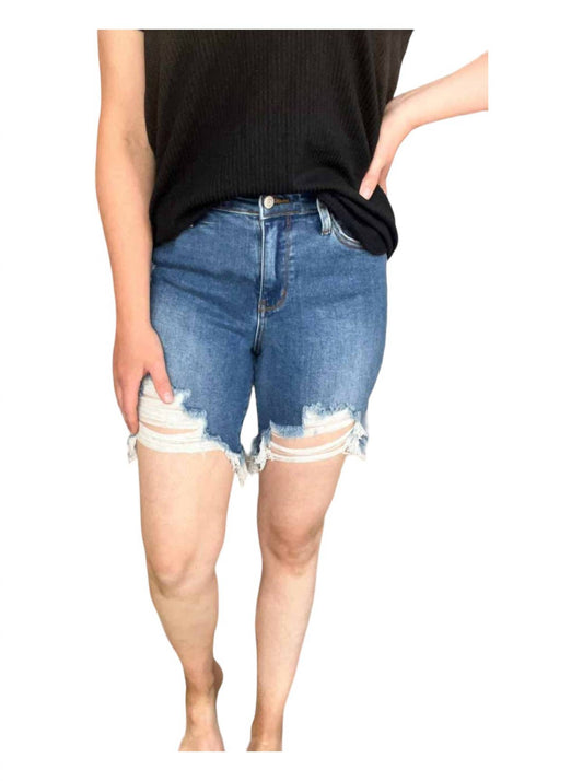 Judy Blue - Destroy Fray Hem Shorts