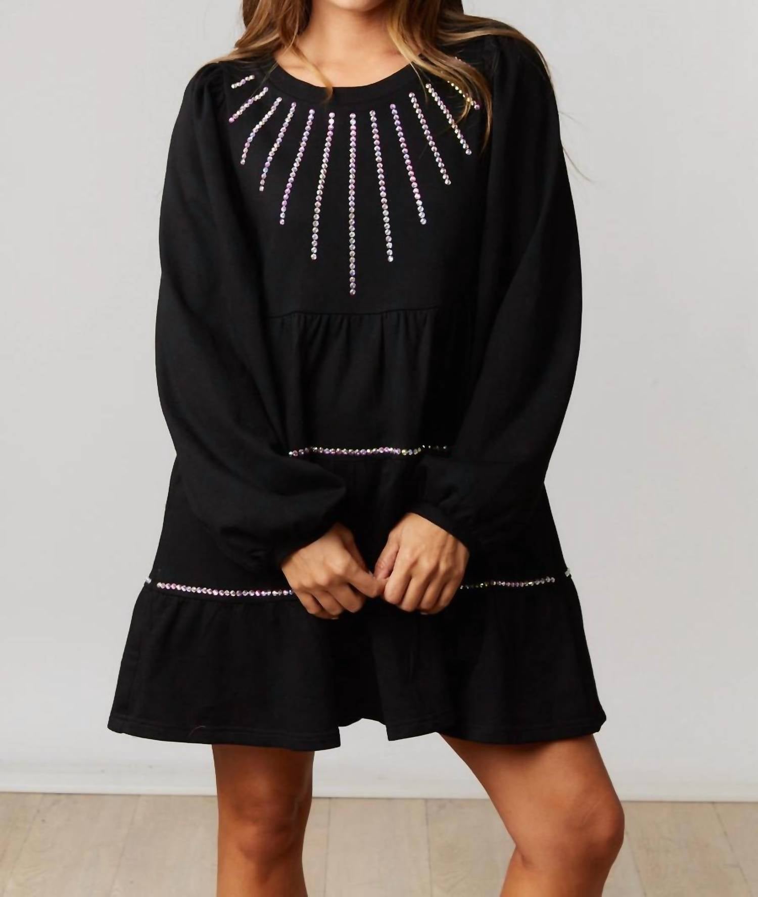 Fantastic Fawn - Starlight Long Sleeve Mini Dress