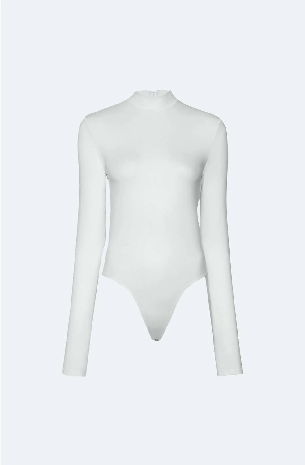 Lapointe - Compact Jersey Mock Neck Bodysuit