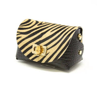 German Fuentes - Women's Leather Pouch Crossbody Bag