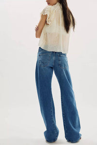 Free People - Fable Twisted Seam Low-rise Jeans