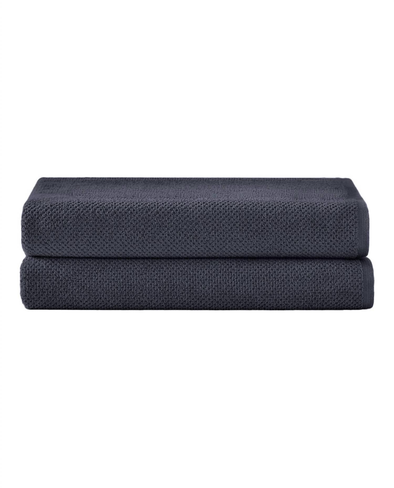 Under The Canopy - Textured Organic 2 Piece Bath Sheet Set