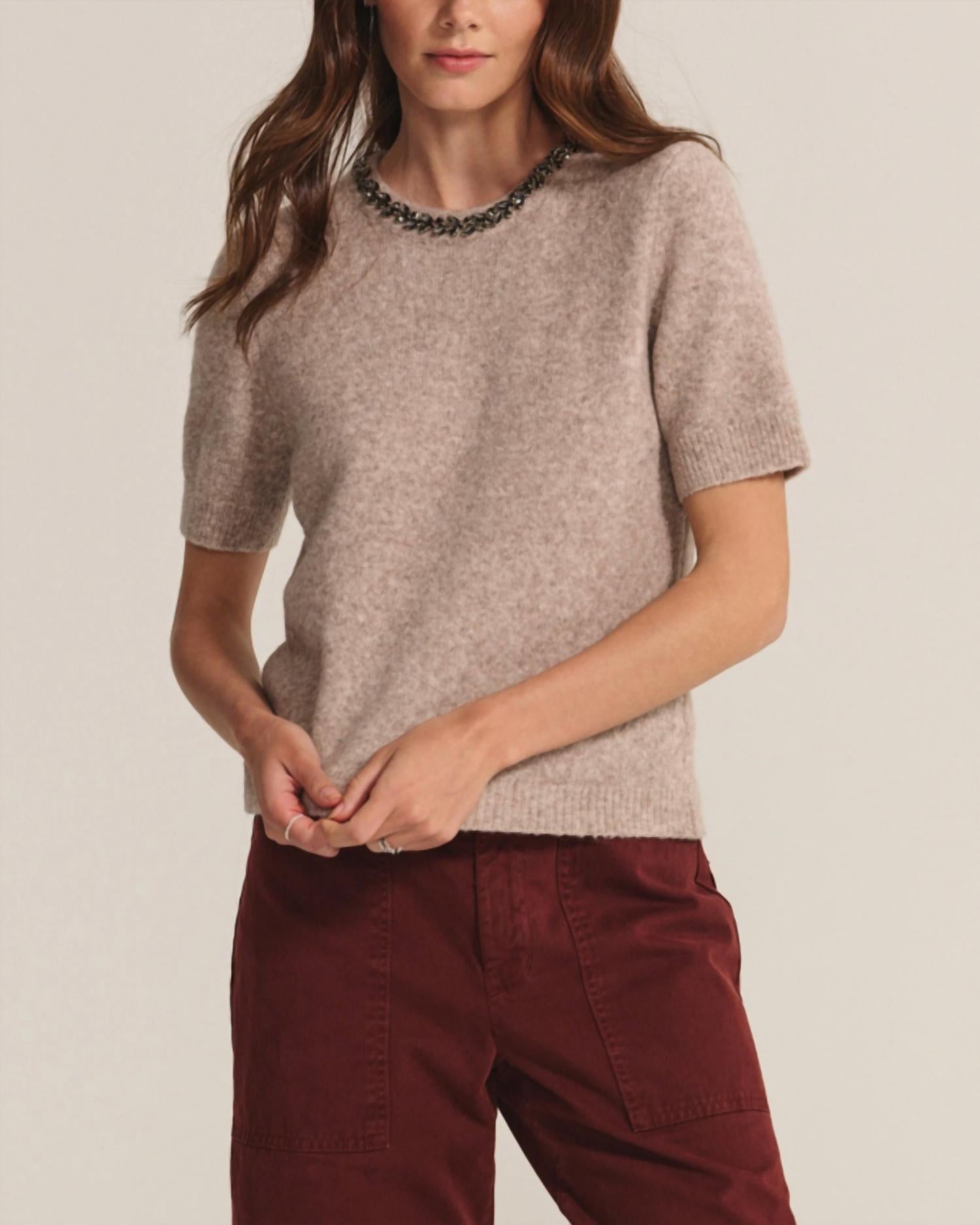 Velvet By Graham & Spencer - Briana Embellished Sweater
