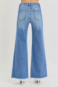 Risen - Amanda Mid Rise Wide Leg Jean