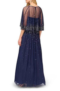 Aidan Mattox - Ball Gown With Removeable Beaded Cape