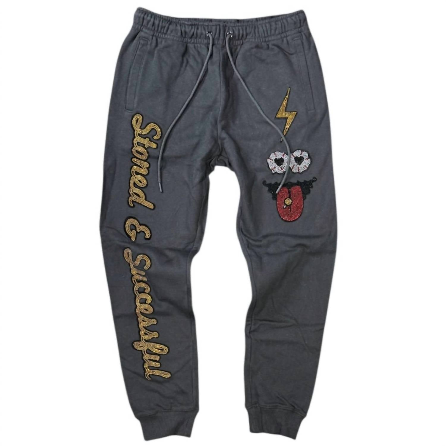 Roku Studio - Men's Rhinestone Stoned Joggers