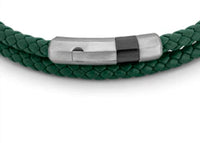 Tateossian - Unisex Octagon Click Pelle Bracelet