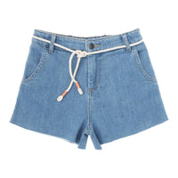 Tocoto Vintage - Tie Waist Denim Shorts