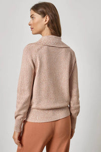 Lilla P - Lace Neck Polo Sweater