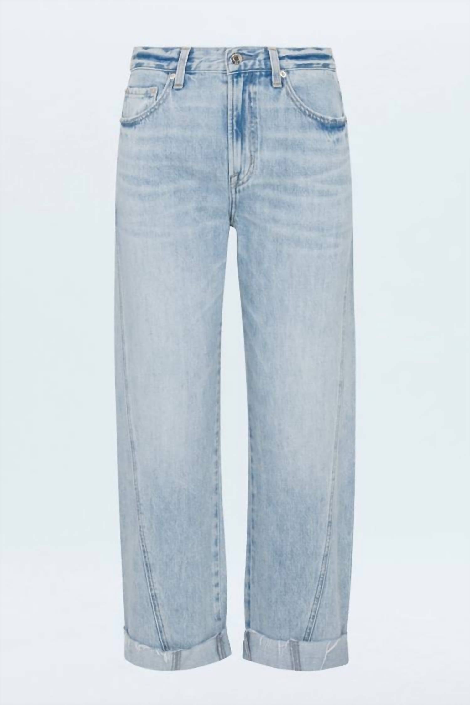 Pistola - Kacey Mid Rise Cuffed Boyfriend Jean