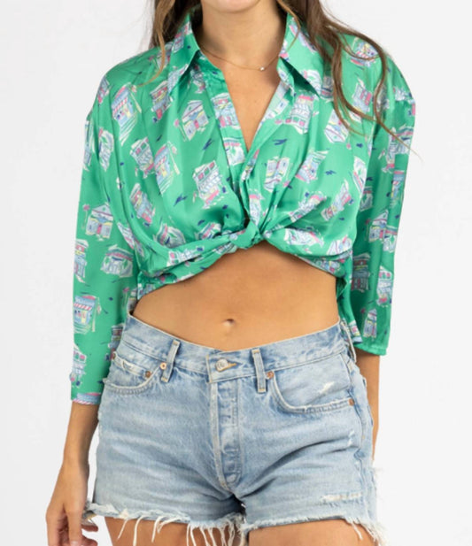 FRONT TWIST CROP TOP