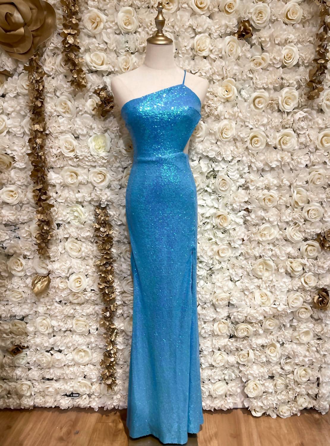 Lovesome - Women's Fiona Sequin Maxi Dress